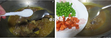 咖喱<a href=/shicai/rouqin/NiuNan/index.html target=_blank><u>牛腩</u></a>饭步骤8