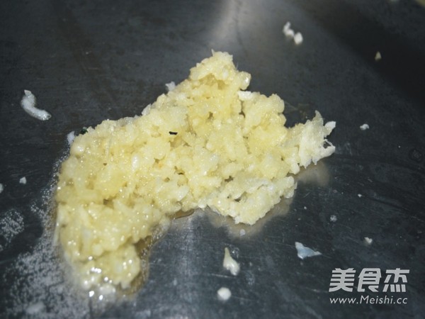 芥末汁白米虾的做法