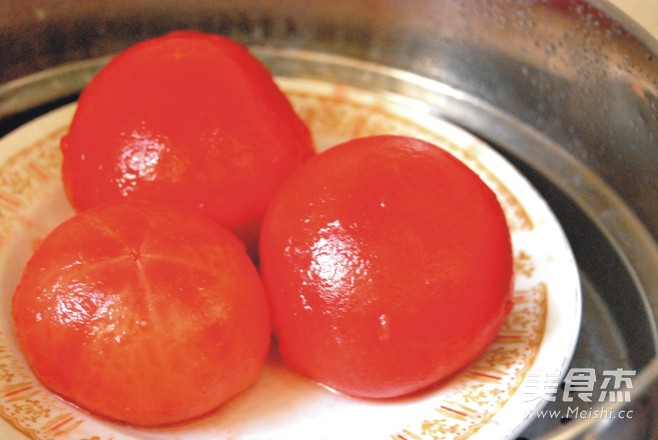 虾仁炒蛋番茄盅的做法