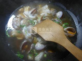 圆蛤虾潺汤