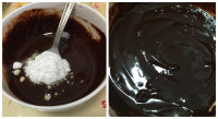 <a href=/shicai/mimian/QiaoKeLi/index.html target=_blank><u>巧克力</u></a>夹心纸杯蛋糕的做法