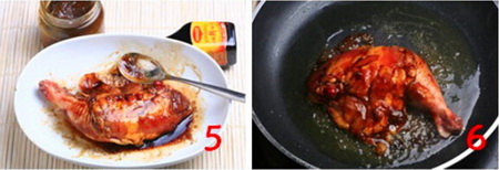煎鸡饭步骤5-6