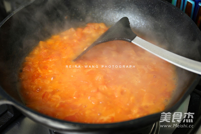 鲜虾番茄疙瘩汤的做法