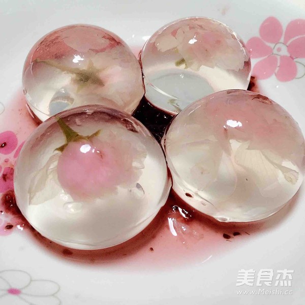 樱花水信玄饼的做法