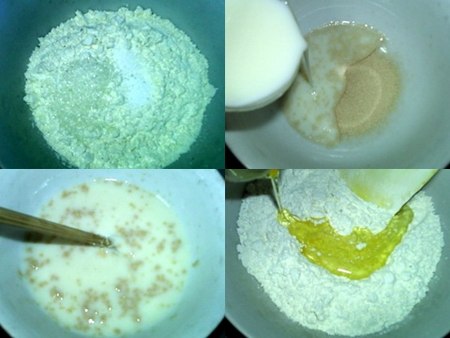 酵母版葱香咸司康步骤1