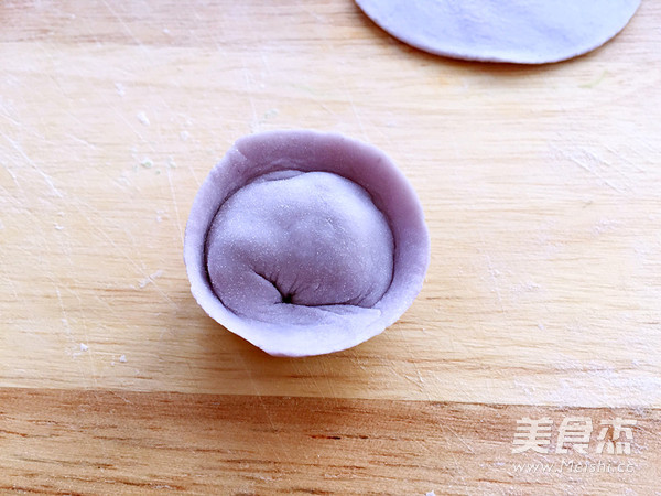 紫色梦幻水饺的做法