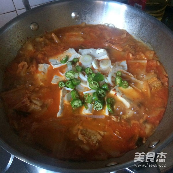 韩式泡菜汤的做法