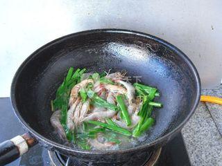 葱炒虾