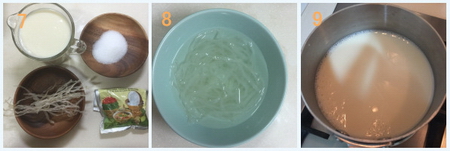 椰香豆奶冻的做法步骤7-9