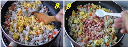 蛋炒饭的做法步骤7-8