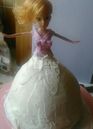 芭比娃娃翻糖蛋糕