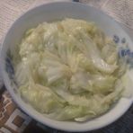 鲍鱼汁焖白菜叶的做法