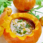 金瓜蘑菇汤的做法