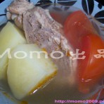 西红柿土豆扇骨汤的做法