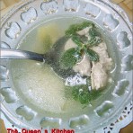 香花菜肉片汤的做法