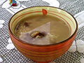 红豆腊肉粽子粥的做法