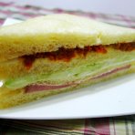 黄瓜火腿三明治的做法