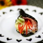 北极虾手卷寿司的做法