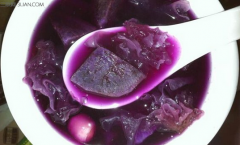 电饭煲食谱之紫薯银耳汤怎么做