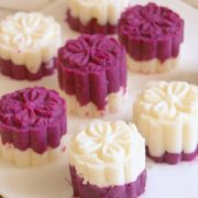 【紫薯热量高吗】南瓜紫薯花式馒头的做法_紫薯的功效与作用