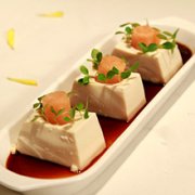 豆腐蒸三文鱼的做法