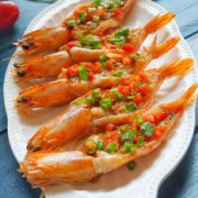 蒜蓉烤虾的做法