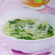 芹菜叶粉丝汤的做法