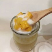 芒果牛奶鸡蛋布丁的做法