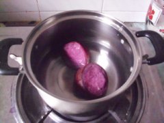 紫薯蛋饼卷的做法